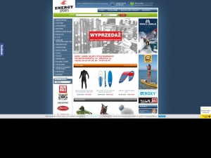 Sprzedawca online z wyposażeniem windsurfingowym