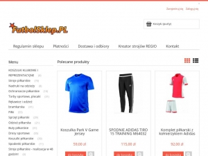Profesjonalny internetowy sklep piłkarski